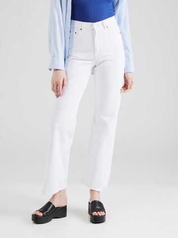 Dr. Denim Wide leg Jeans 'Echo' in White: front