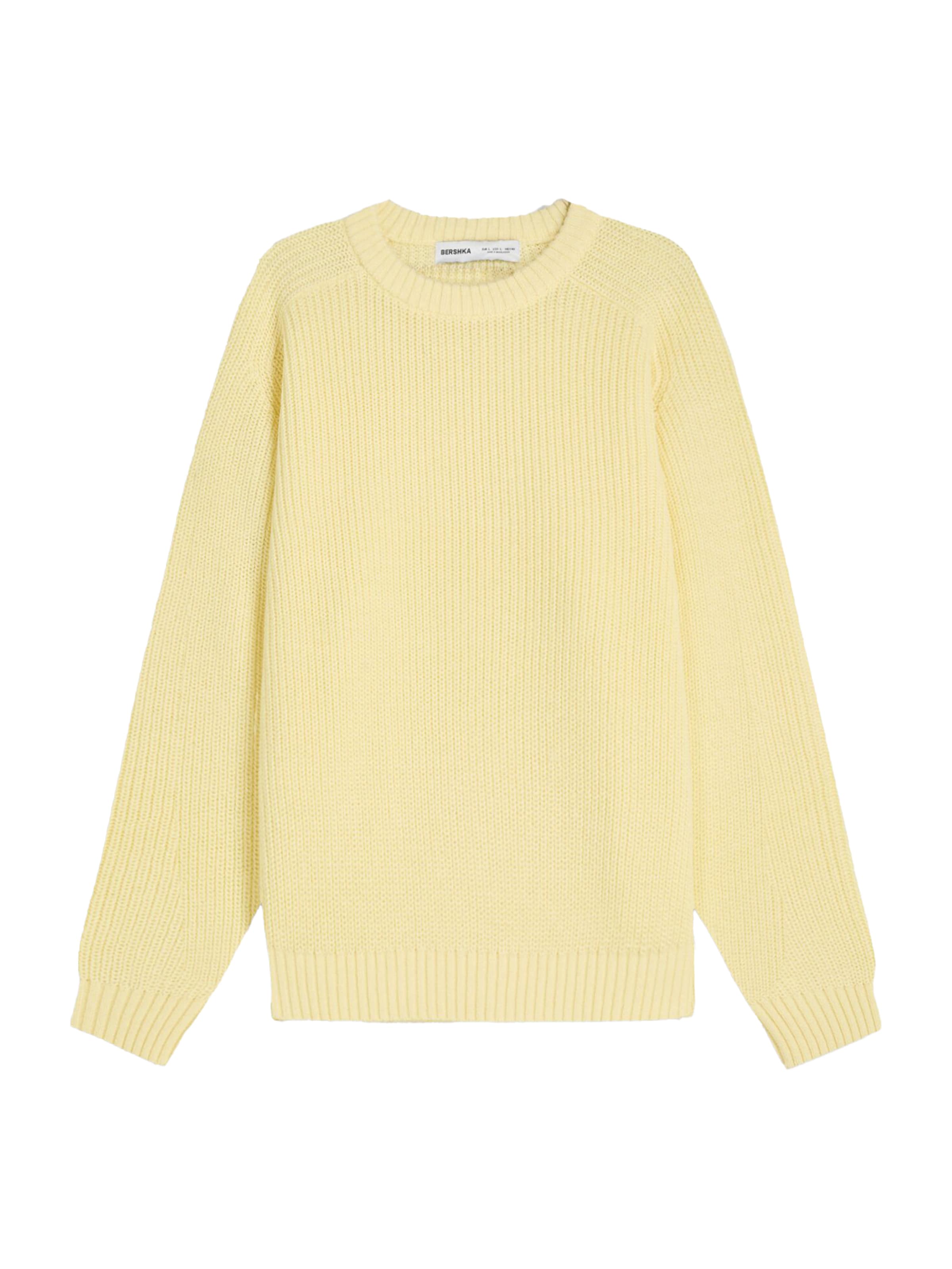 Bershka Pulover | svetlo rumena barva, Prikaz izdelka
