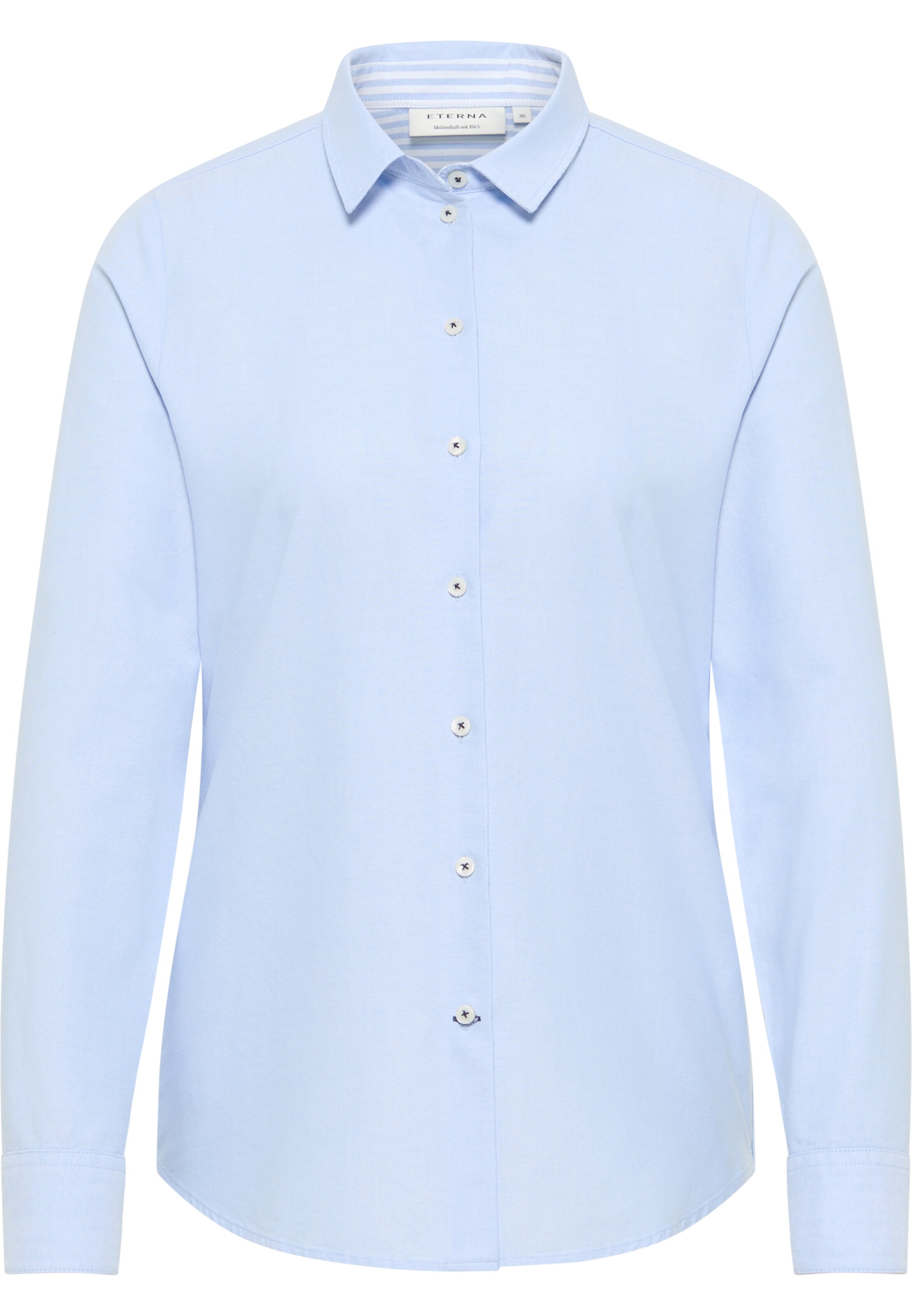 ETERNA Blouse in Blauw: voorkant