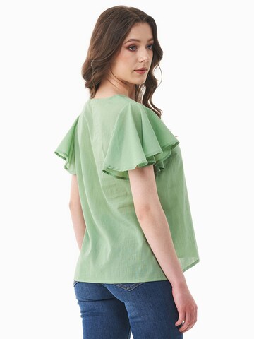 Organication Bluse in Grün