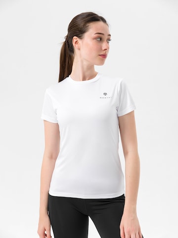 MOROTAI Performance shirt 'Naka' in White