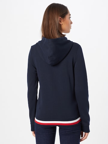 TOMMY HILFIGER Sweatjacke in Blau