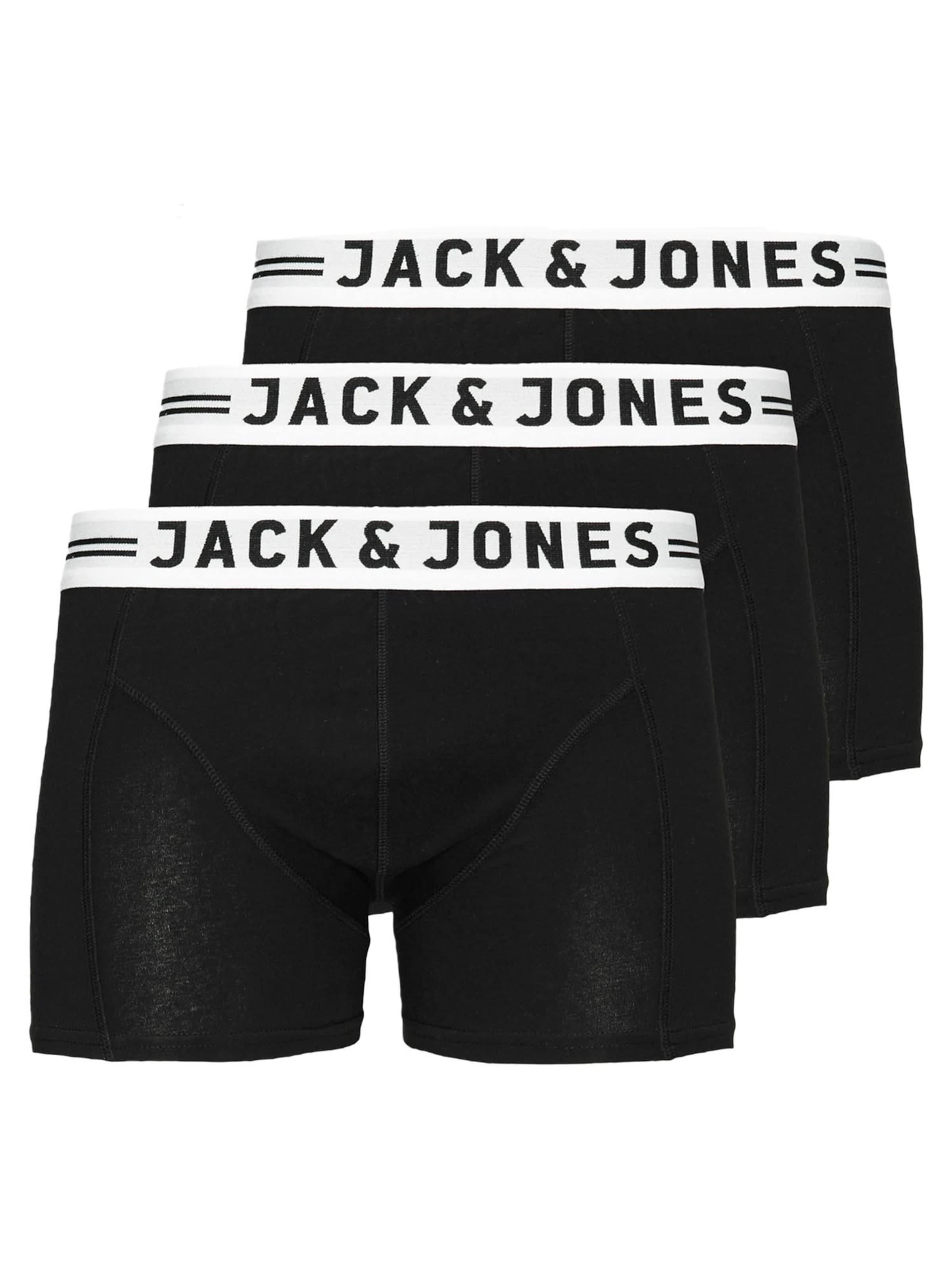 JACK & JONES Boxer shorts 'Sense' in Black: front