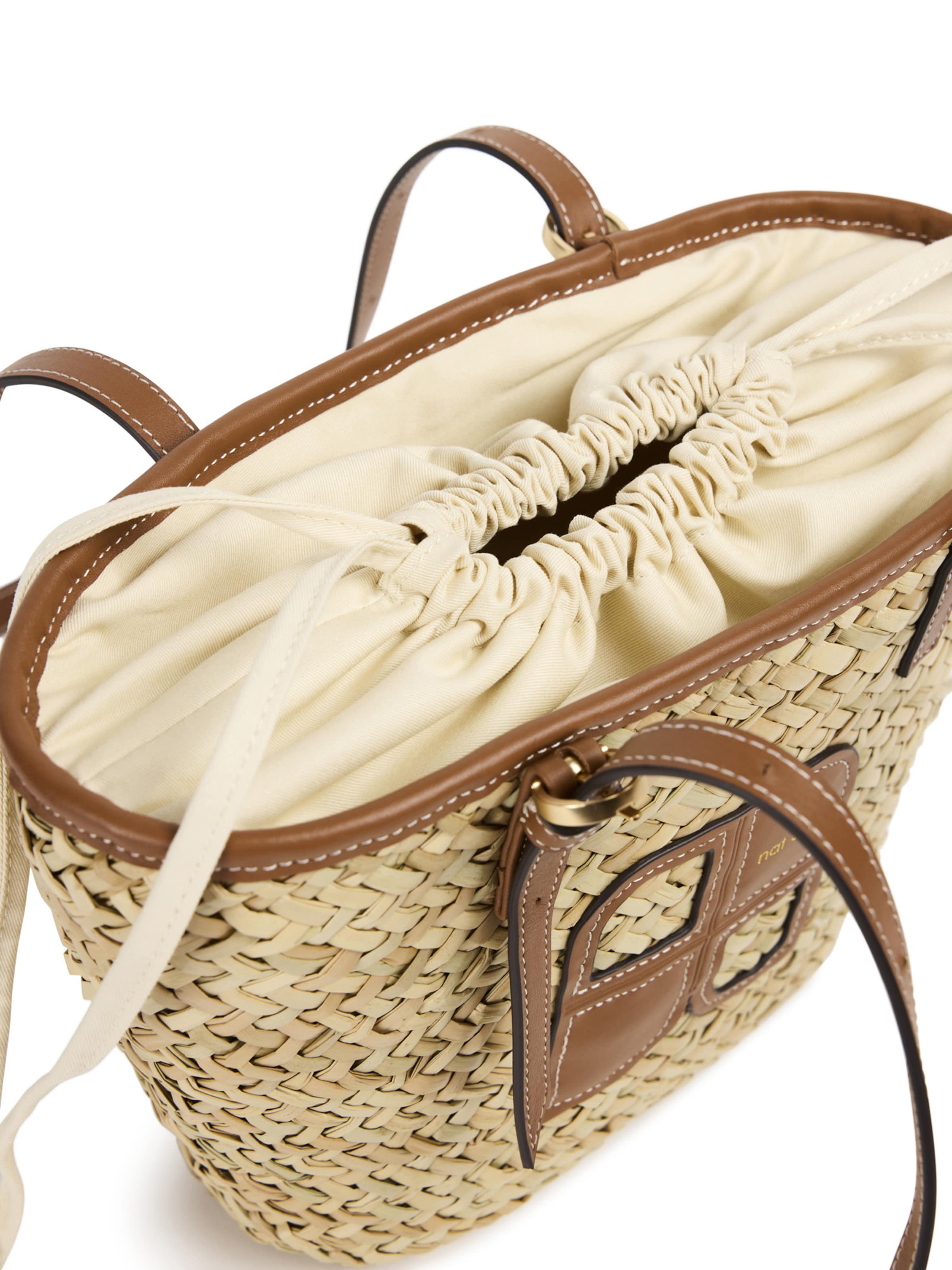 Nat&Nin Schoudertas 'Rafael' in Beige