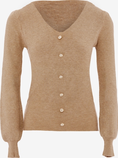 caspio Pullover in XS-S in dunkelbeige, Produktansicht