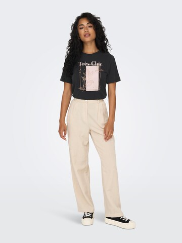 ONLY - Camiseta 'ONLFREE' en negro