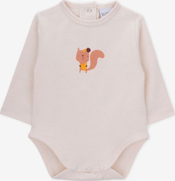 Tutina / body per bambino di KNOT in beige: frontale