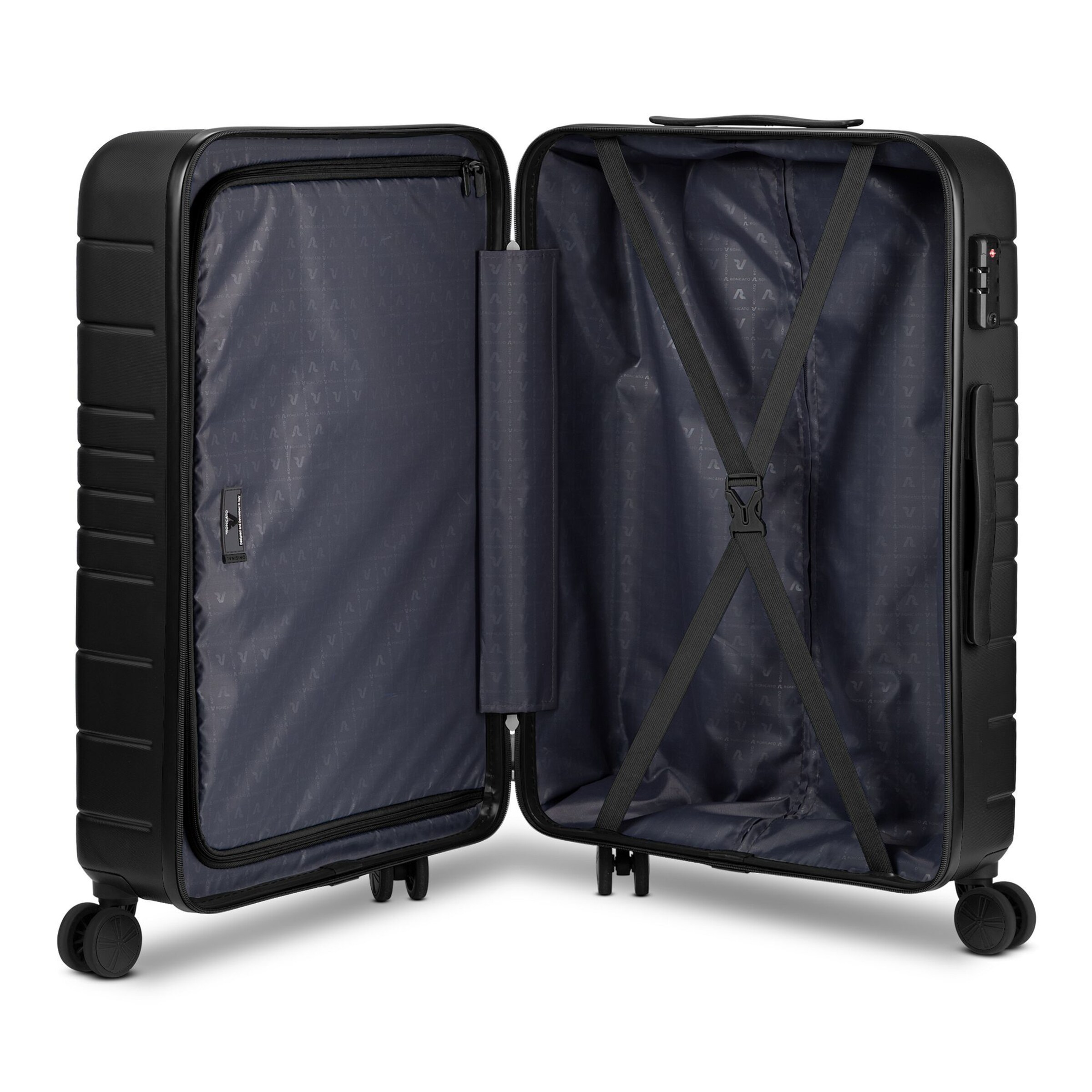 Roncato Trolley 'Baseliner' in Schwarz