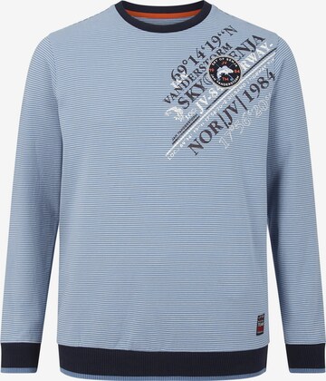 Jan Vanderstorm Sweatshirt ' Ijan ' in Blue: front