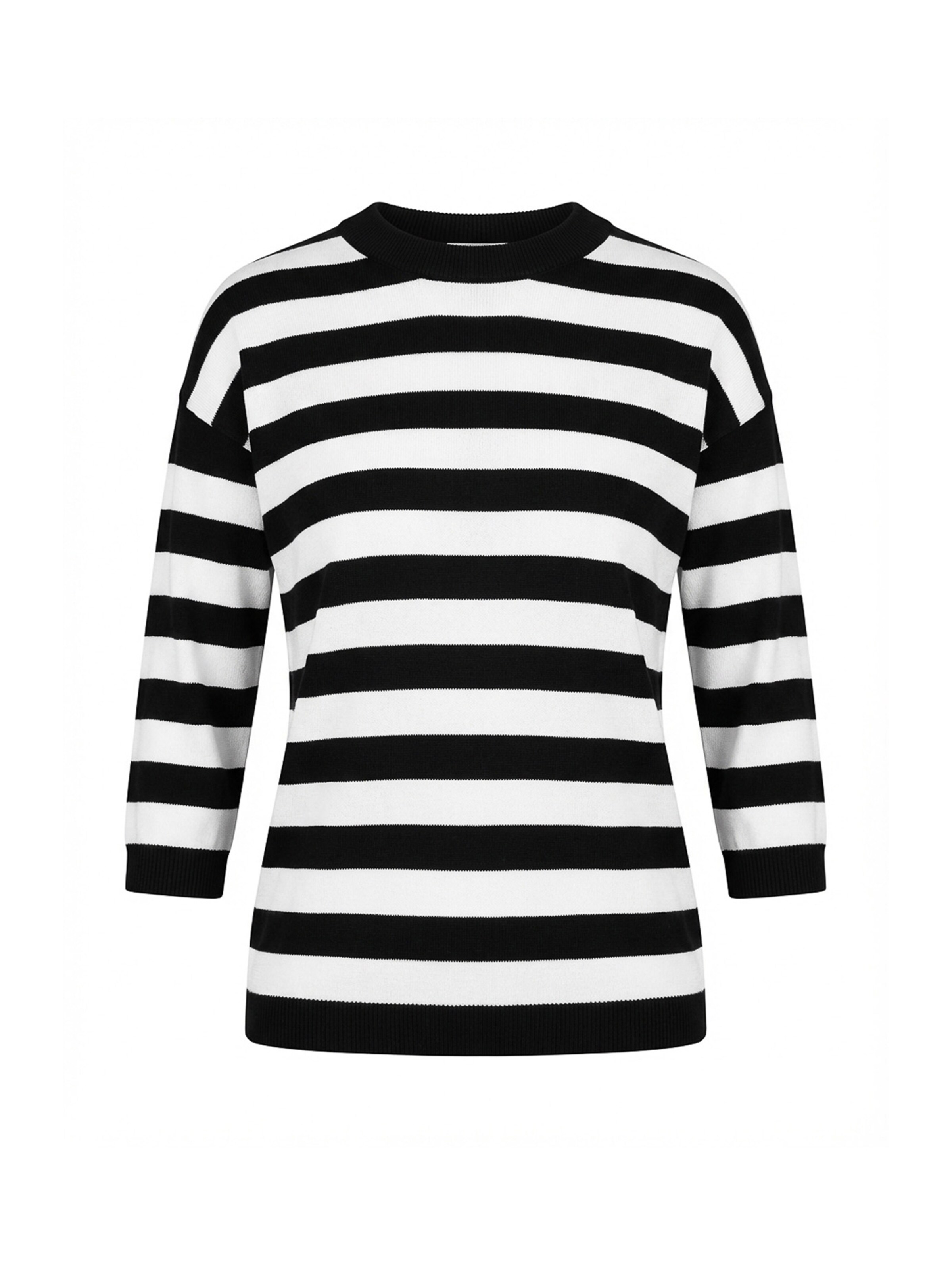 Guido Maria Kretschmer Curvy Свитер 'Lani' в Черный / Белый, Обзор товара