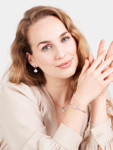 Boucles d'oreilles Lucardi en argent : devant