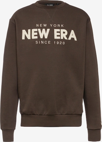 NEW ERA Sweatshirt in Brown: front