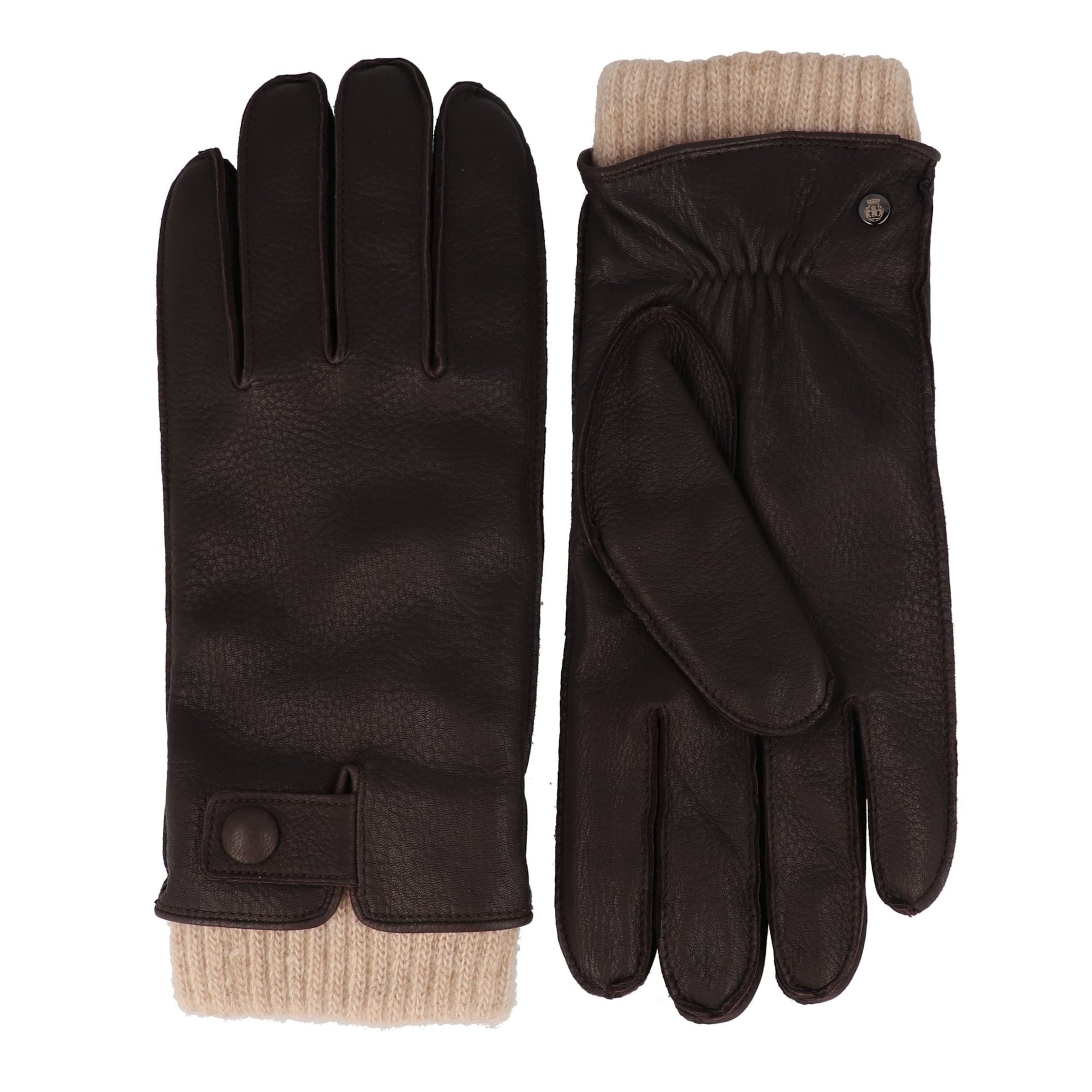 Roeckl Handschuhe 'Quebec' in Braun: Vorderseite