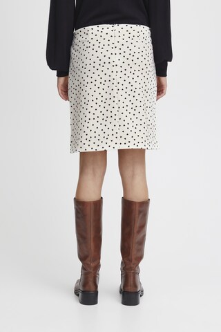 Gonna 'Kate' di ICHI in beige