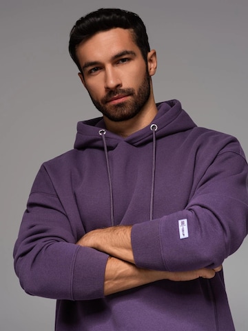 Ombre Sweatshirt 'OU-SNBC-0105' in Lila