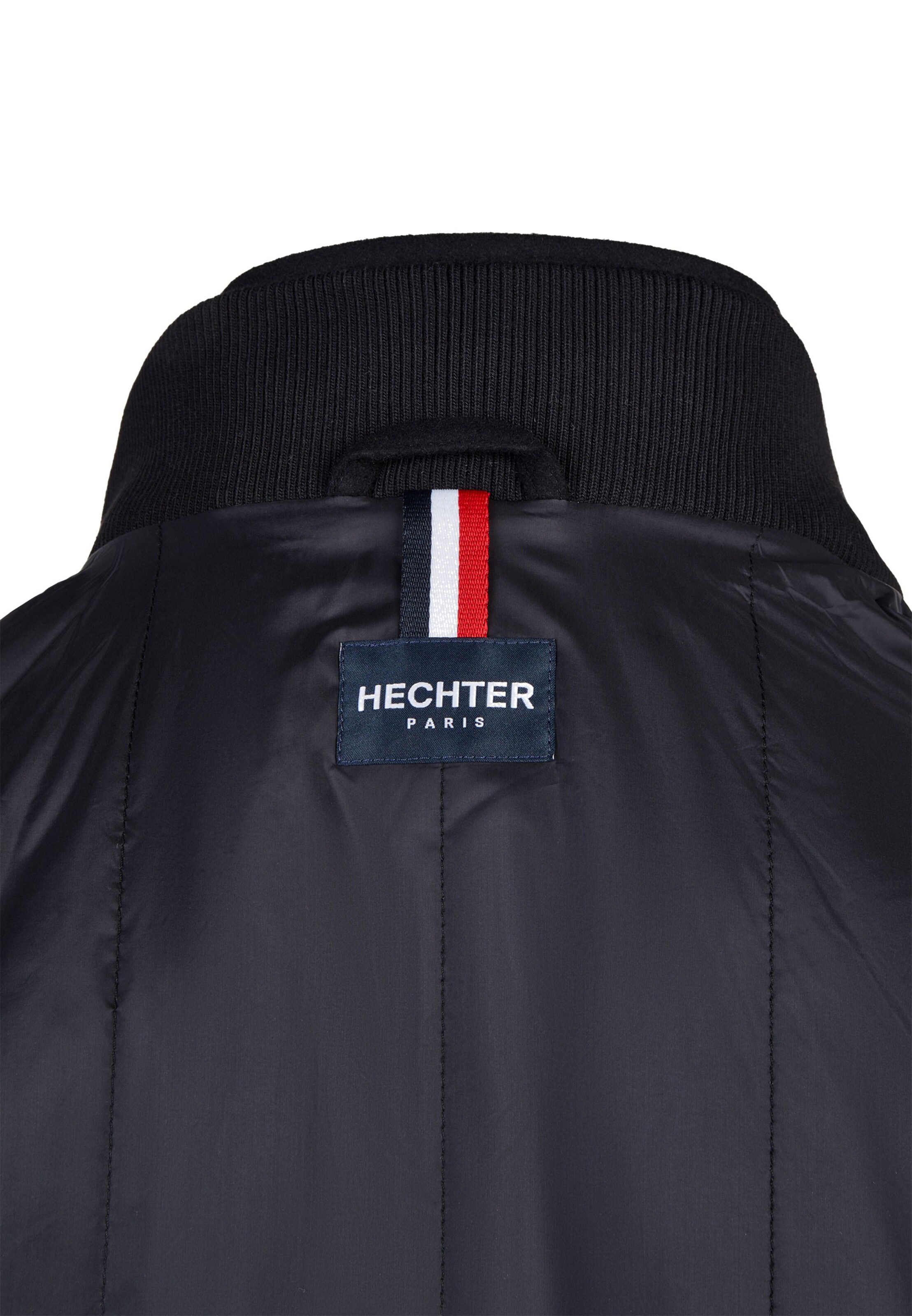 HECHTER PARIS Winterparka 'Modern Fit' in Zwart