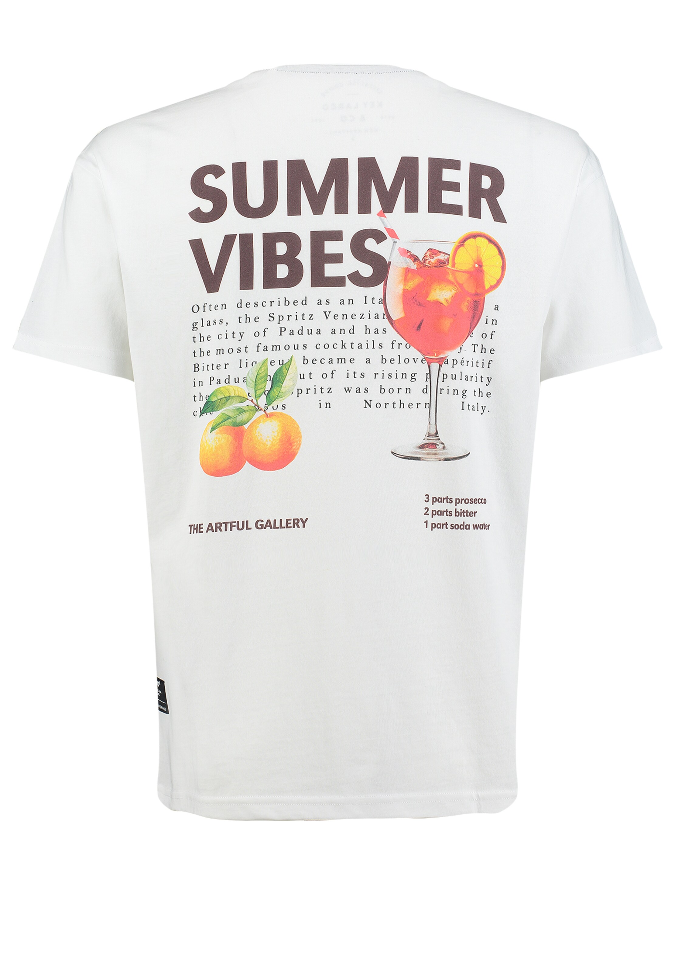 Key Largo Tričko 'Verona' – bílá