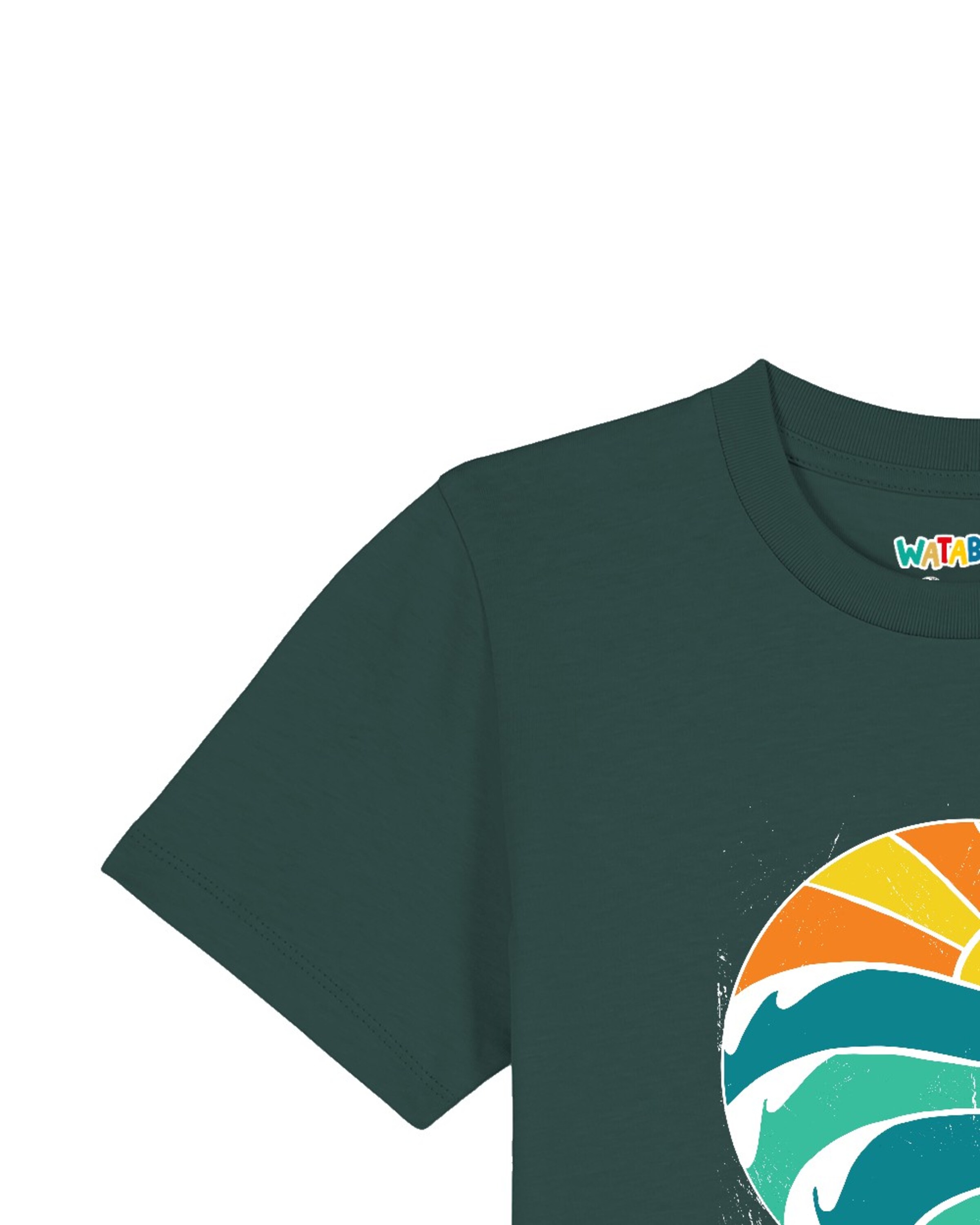 Maglietta 'Summer Sun' di watabout.kids in verde