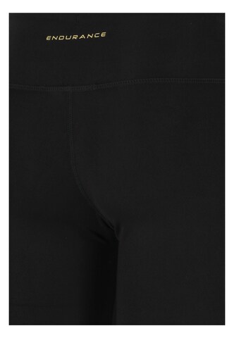 ENDURANCE Skinny Workout Pants 'Dortine Raleige' in Black