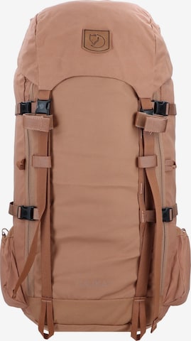 Sac à dos de sport Fjällräven en marron : devant