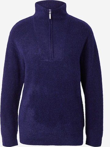 PULZ Jeans Свитер 'PZ ASTRA' в Синий: спереди