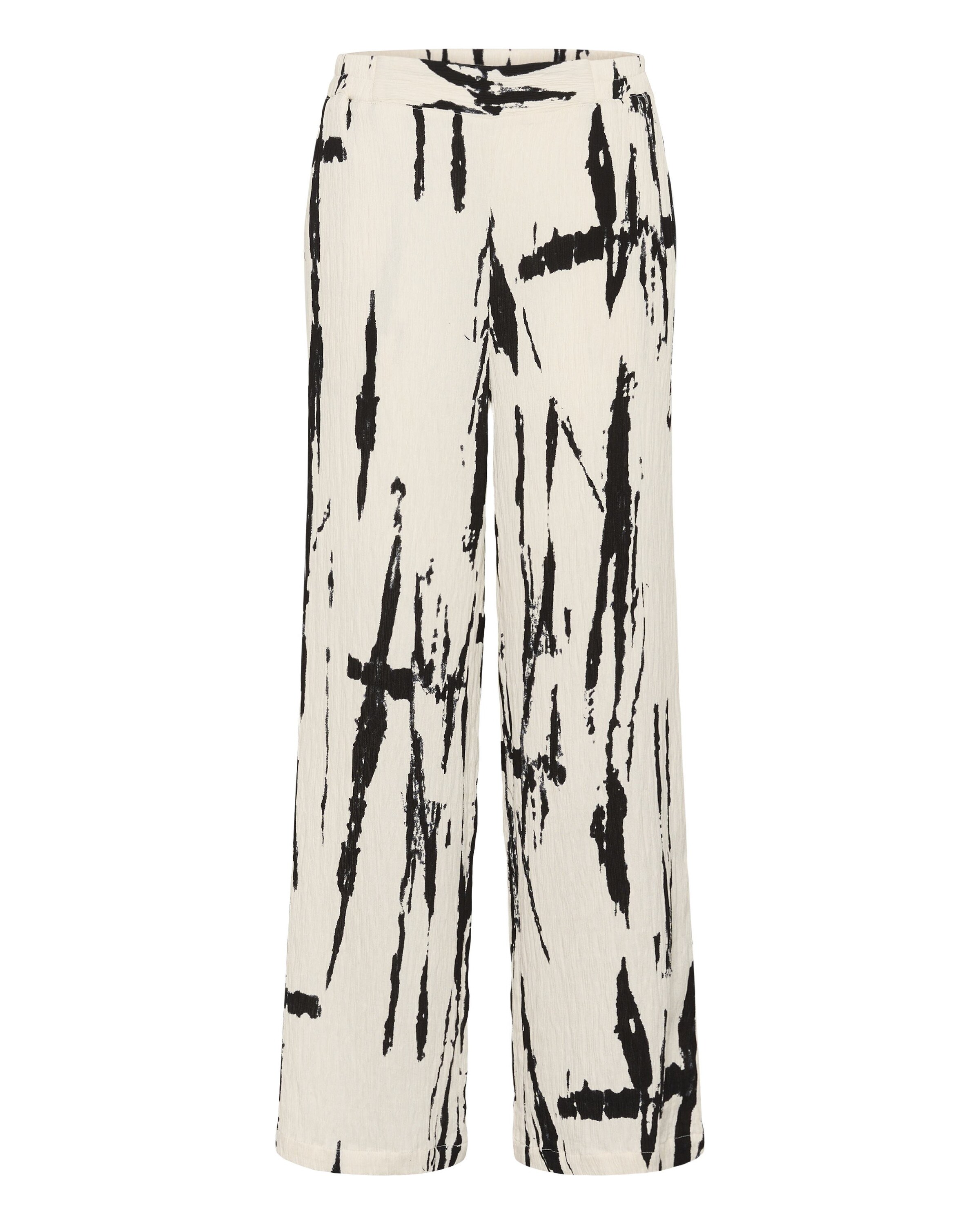CULTURE Wide leg Pants 'CUOra' in White: front