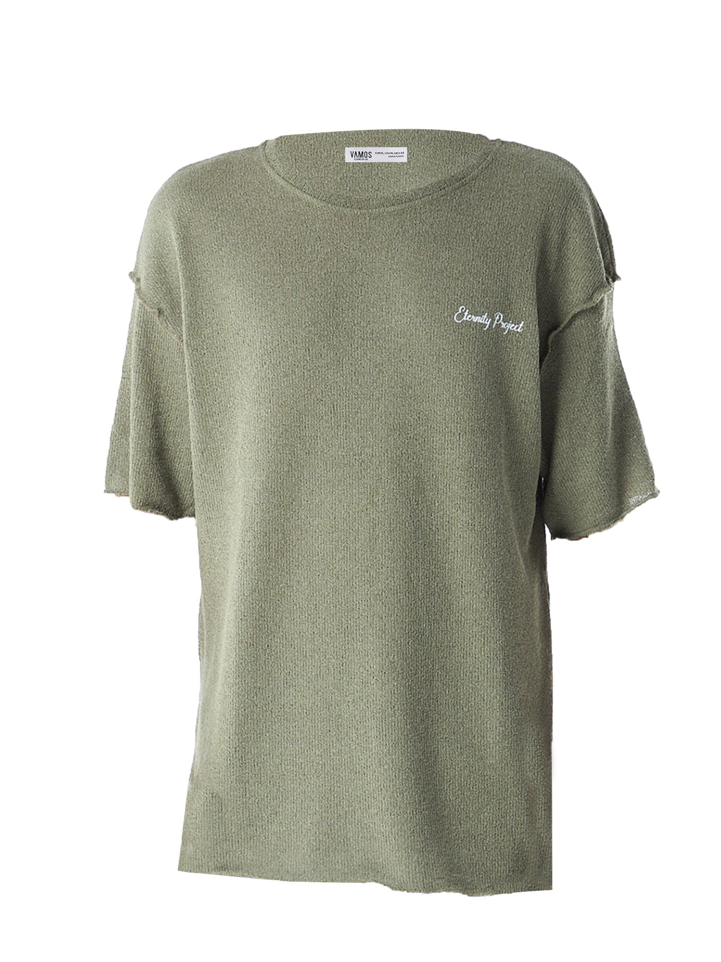 T-Shirt VAMOS CLO en vert : devant