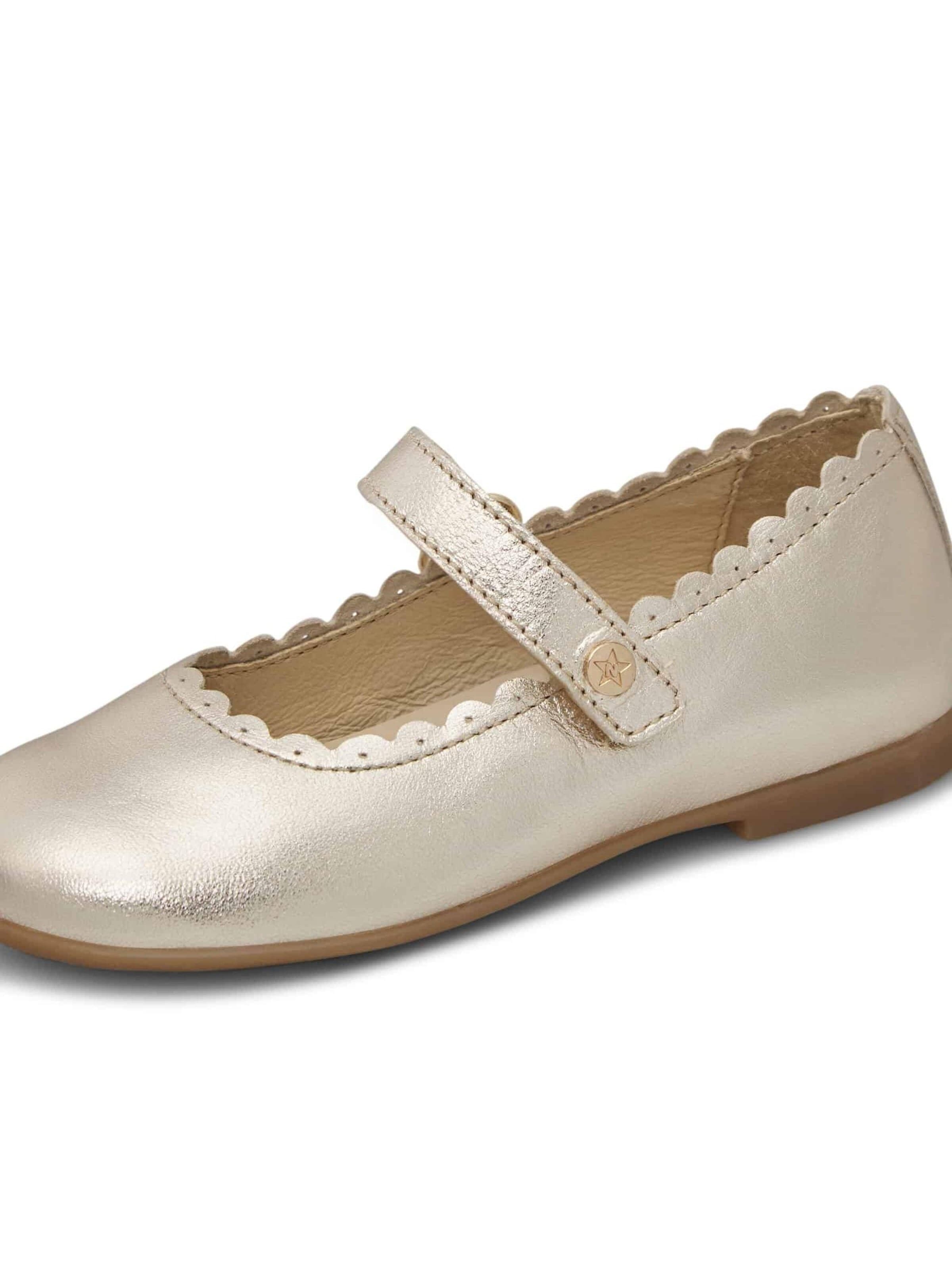 NATURINO Ballet Flats 'JELKI 2' in Gold: front
