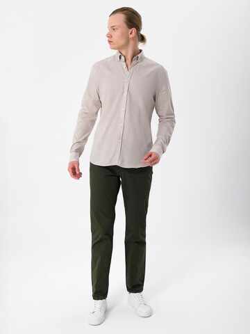 Moxx Paris Slim fit Srajca | bež barva
