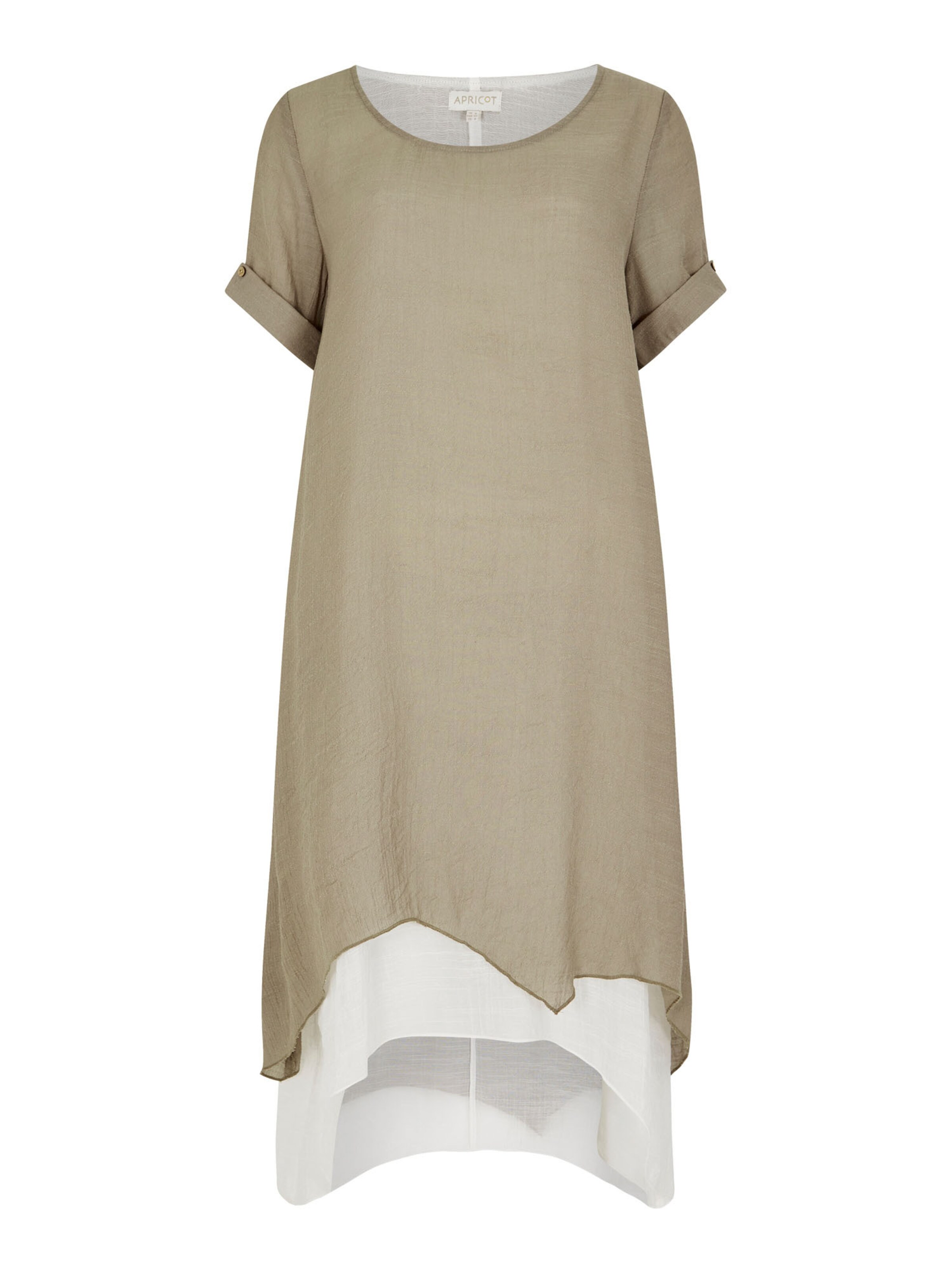 Robe Apricot en marron : devant