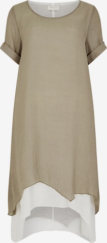 Apricot Dress in Brown: front
