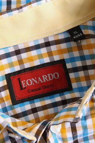 LEONARDO Button Up Shirt in XL in Mixed colors