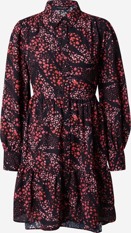 Robe-chemise 'Ditsy' Dorothy Perkins en noir : devant