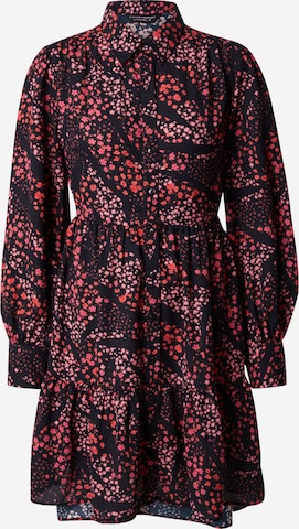 Robe-chemise 'Ditsy' Dorothy Perkins en noir : devant