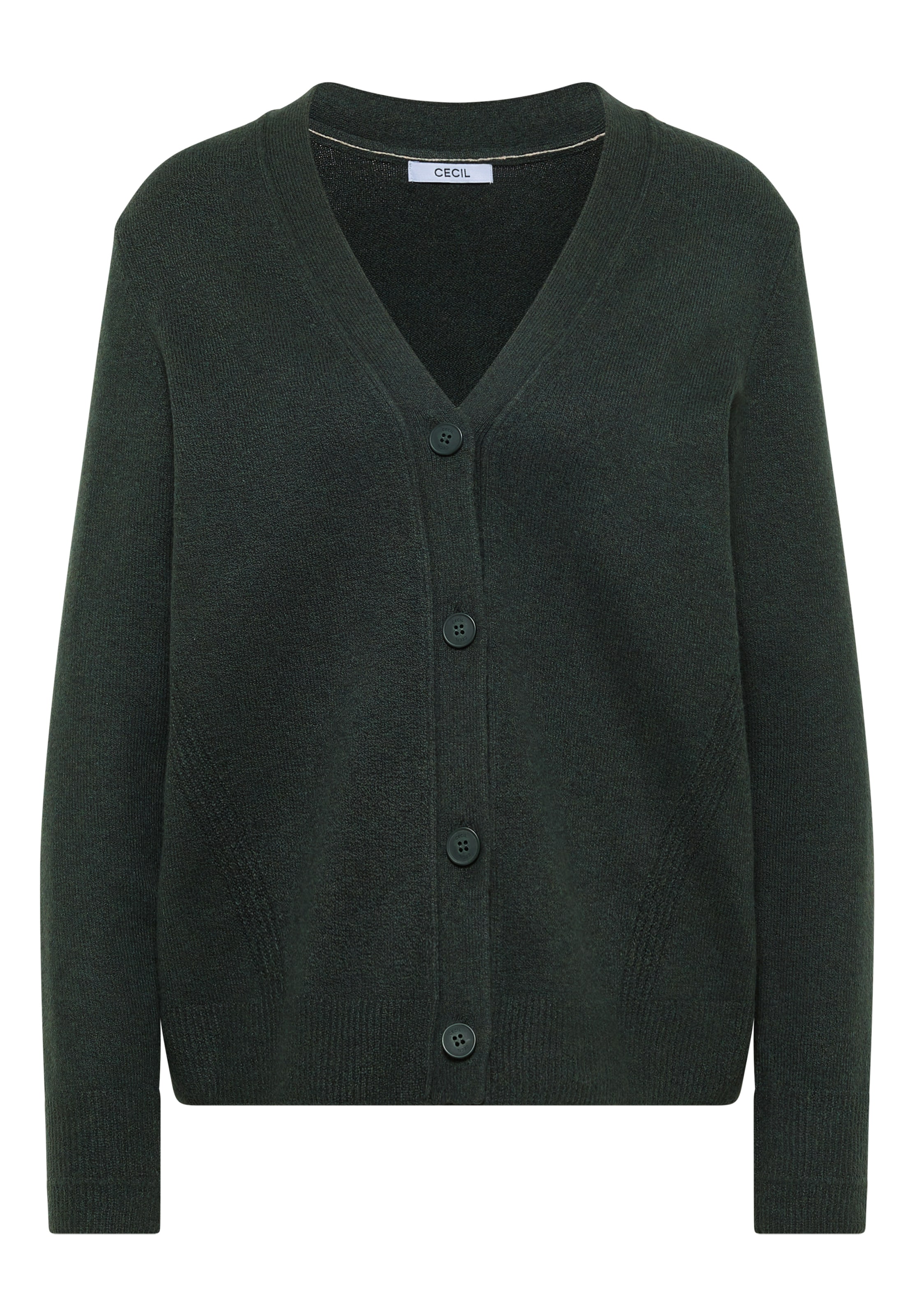 CECIL Knit Cardigan in Green: front