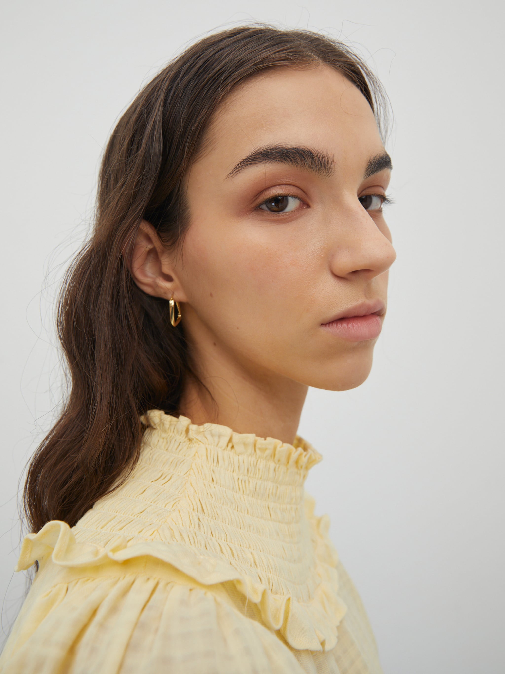 EDITED Producten Blouse 'Eila' Lichtgeel