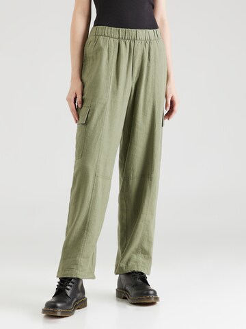 Wide leg Pantaloni cargo di GAP in verde: frontale