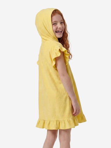 Penti Jurk 'PENTI Frottee-Kaftan mit Rüschen' in Geel