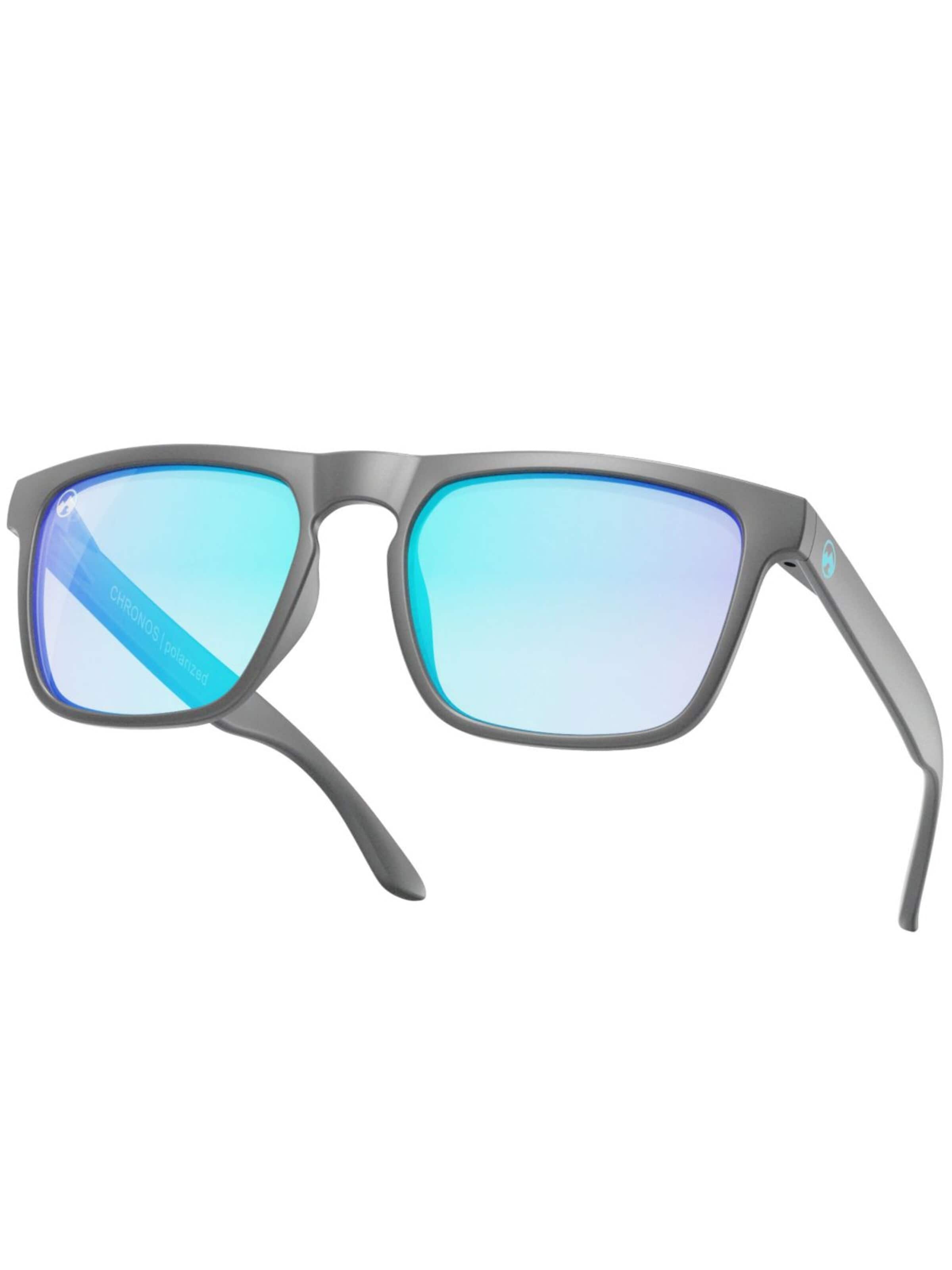 Lunettes de soleil sport 'MowMow Thor Sunglasses - Polarized - Men - Women - Black' Mowmow en bleu : devant
