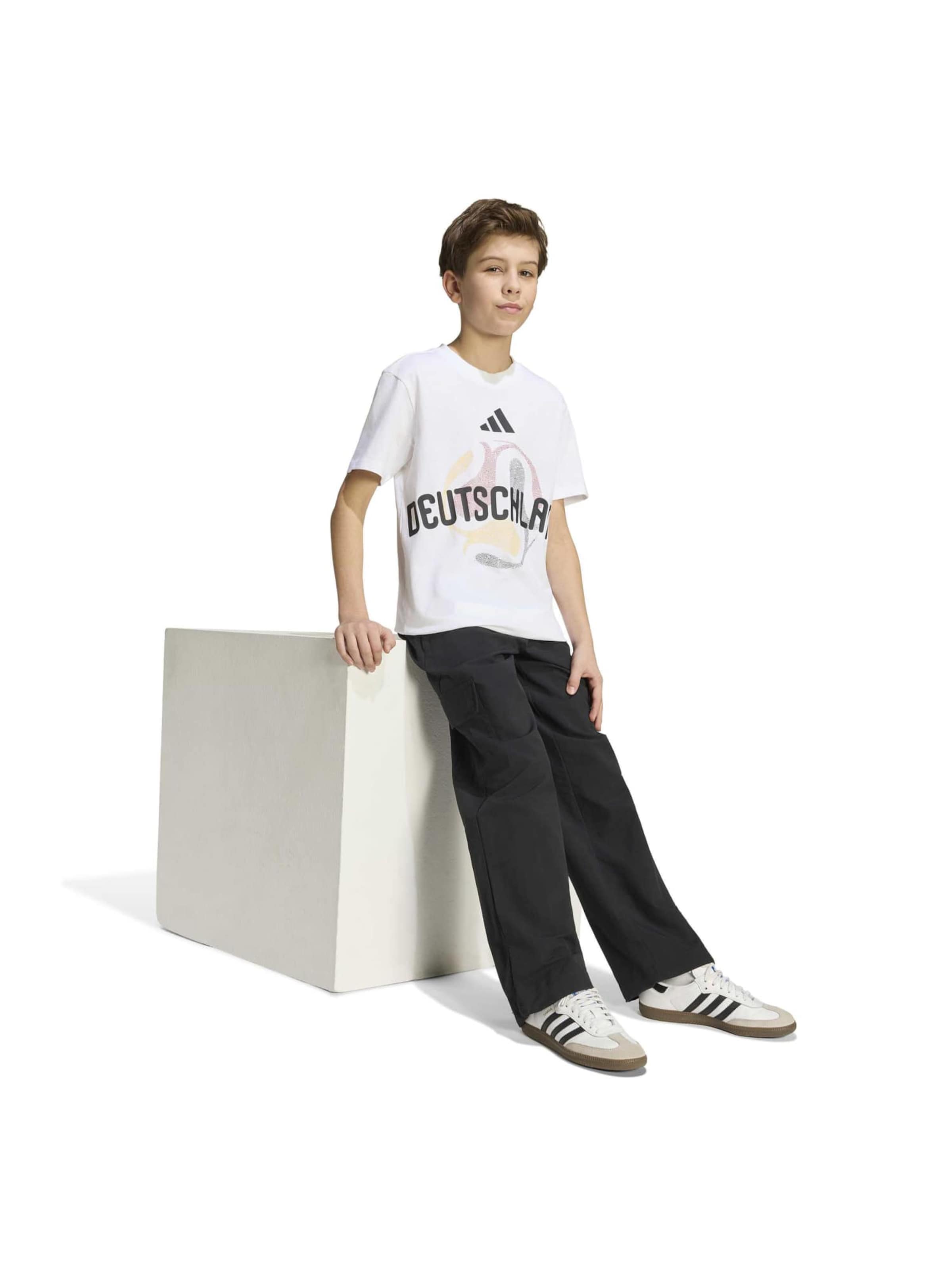 balts ADIDAS PERFORMANCE Sporta krekls 'FIFA Fussball-Weltmeisterschaft 26™ Deutschland'