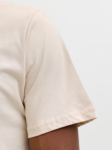 JACK & JONES T-Shirt in Beige