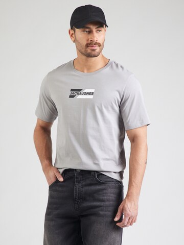 JACK & JONES Футболка в Серый: спереди