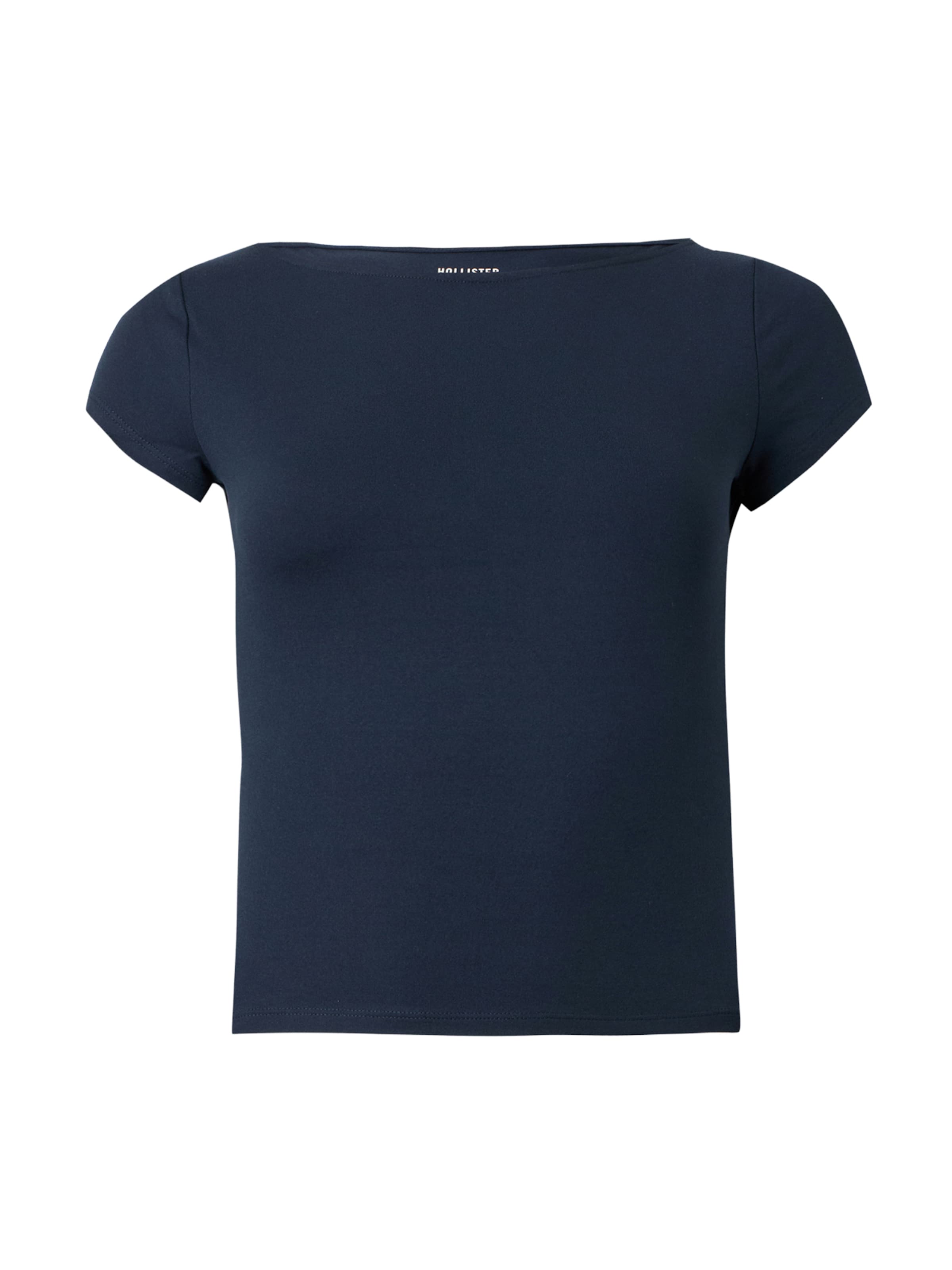 Marškinėliai iš HOLLISTER, spalva – tamsiai mėlyna, Prekių apžvalga