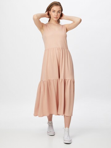 PULZ Jeans Dress 'AMELIA' in Beige: front