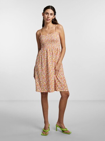 PIECES Kleid 'Luciana' in Orange