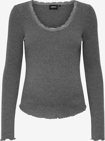 T-shirt 'OLMXena' Only Maternity en gris : devant