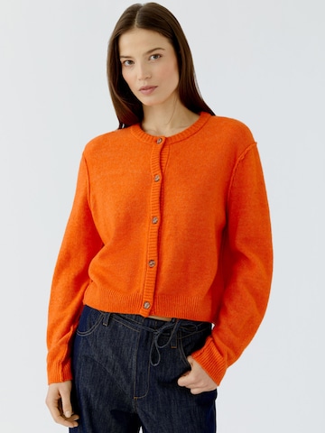 OUI Strickjacke 'ILAYA' in Orange: Vorderseite