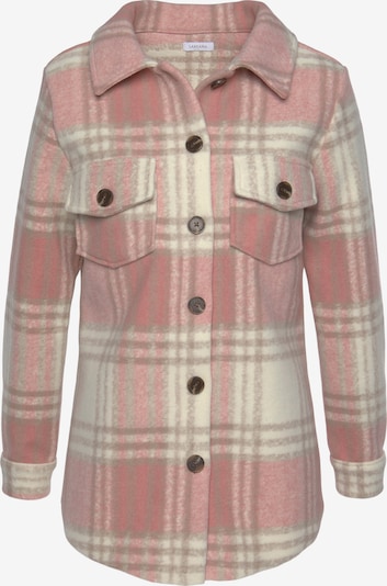 LASCANA Winter Coat in Cream / Dusky pink, Item view