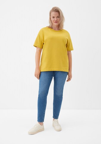 Sweat-shirt TRIANGLE en jaune