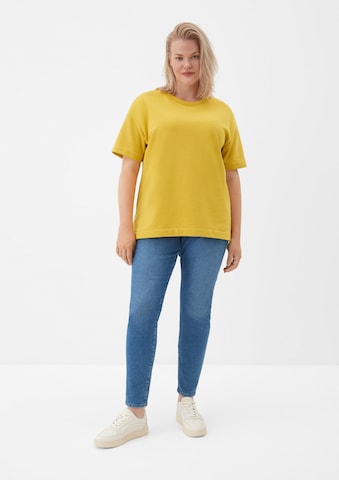 Sweat-shirt TRIANGLE en jaune